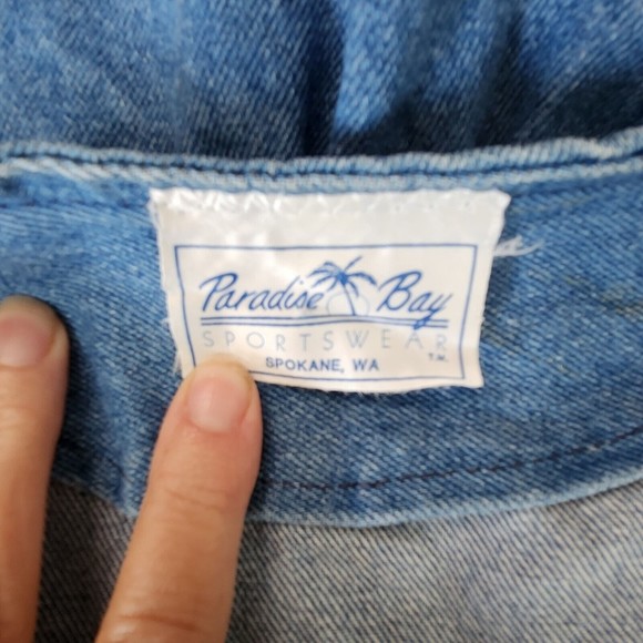 Paradise Bay Sportswear Denim Jeans and Matching Vest Size 12 - Picture 6 of 12